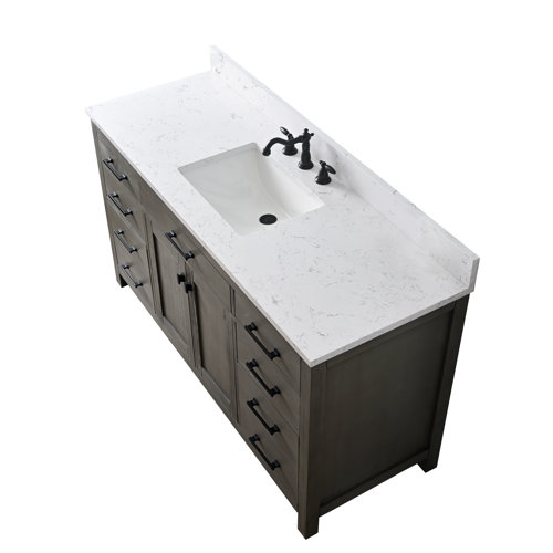 Mercury Row® Atencio 60" Single Bathroom Vanity & Reviews Wayfair